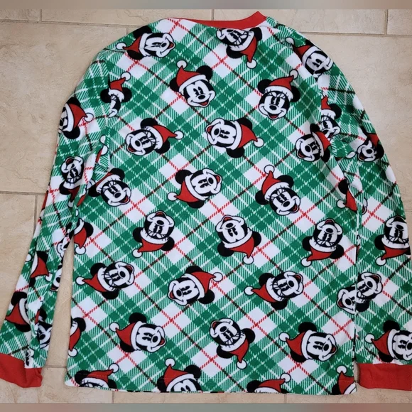 Disney Mickey and Minnie Mouse Mens Christmas Family Matching Pajamas-Medium - Picture 3 of 8